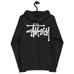 BASIC STUSSY ZIP UP HOODIE