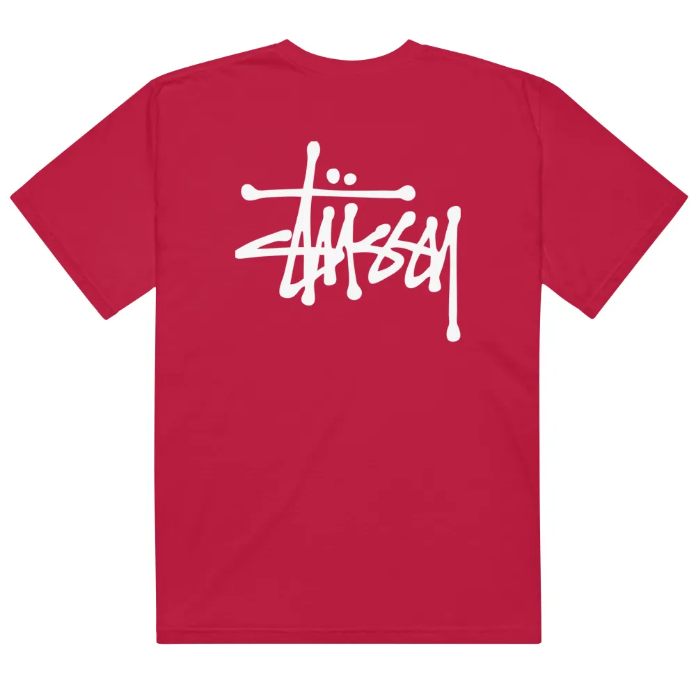 Basic Stussy Red Shirt Basic Stussy Red Shirt
