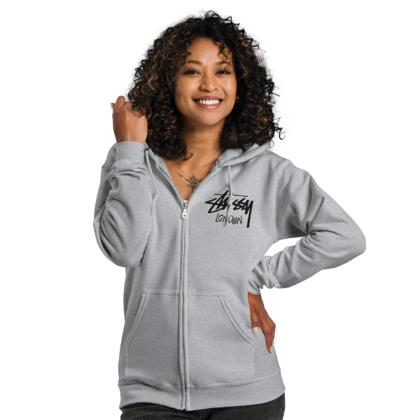 Stussy London Zip Up Hoodie Stussy London Zip Up Hoodie