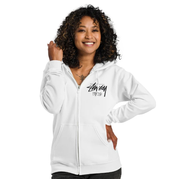 Stussy Paris Zip Up Hoodie Stussy Paris Zip Up Hoodie