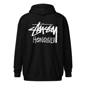 Unisex Stussy Honolulu Zip Up Hoodie