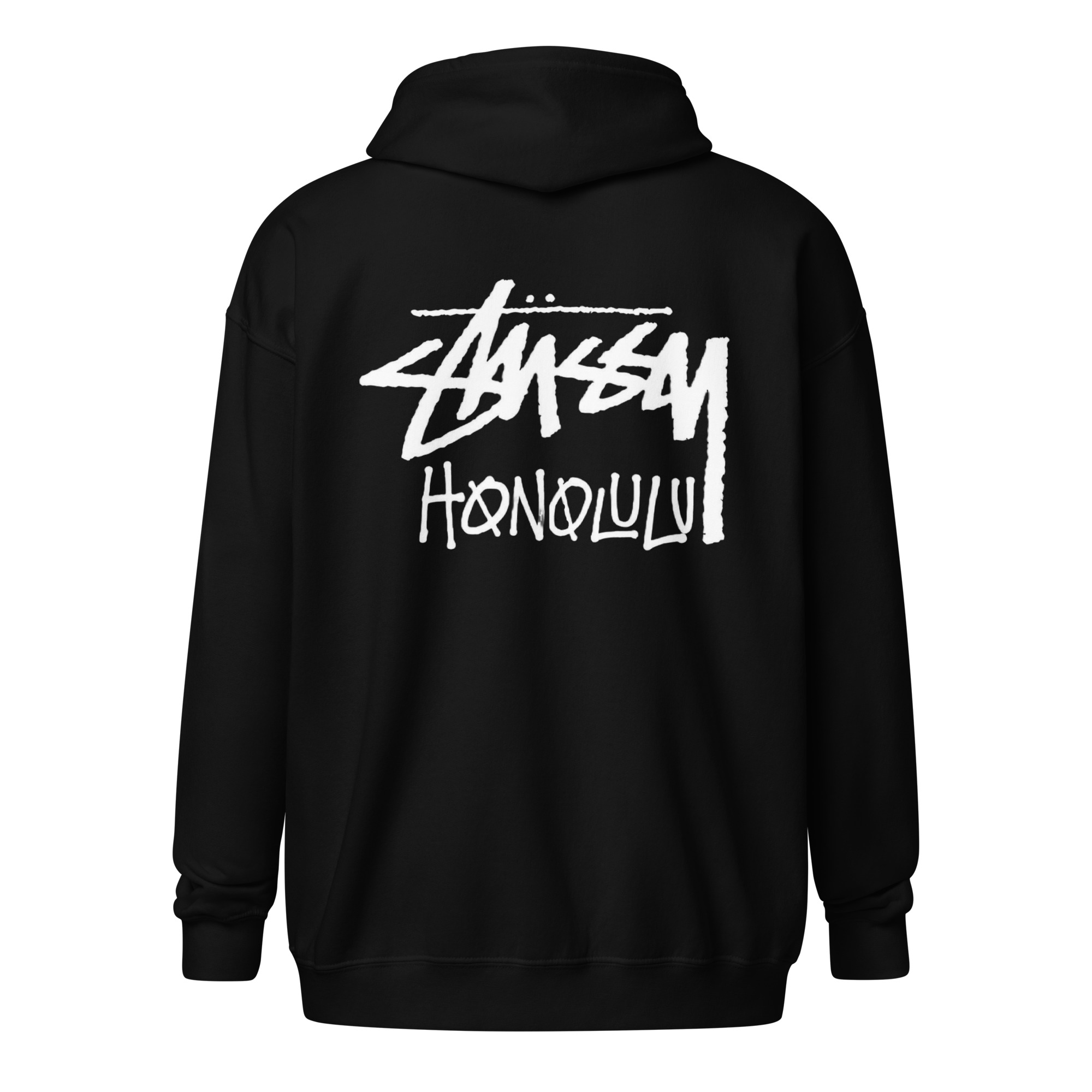Unisex Stussy Honolulu Zip Up Hoodie Unisex Stussy Honolulu Zip Up Hoodie